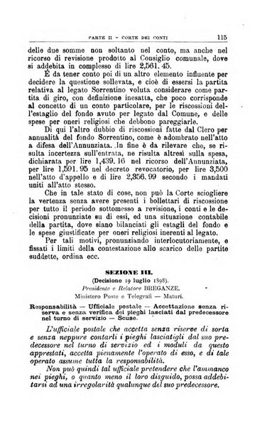 La giustizia amministrativa raccolta di decisioni e pareri del Consiglio di Stato, decisioni della Corte dei conti, sentenze della Cassazione di Roma, e decisioni delle Giunte provinciali amministrative