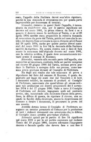 La giustizia amministrativa raccolta di decisioni e pareri del Consiglio di Stato, decisioni della Corte dei conti, sentenze della Cassazione di Roma, e decisioni delle Giunte provinciali amministrative