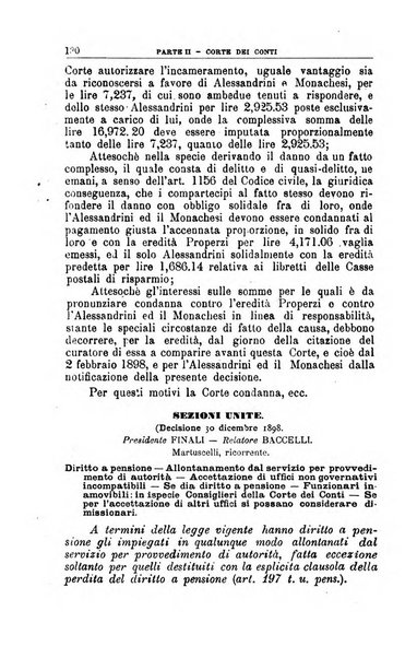 La giustizia amministrativa raccolta di decisioni e pareri del Consiglio di Stato, decisioni della Corte dei conti, sentenze della Cassazione di Roma, e decisioni delle Giunte provinciali amministrative