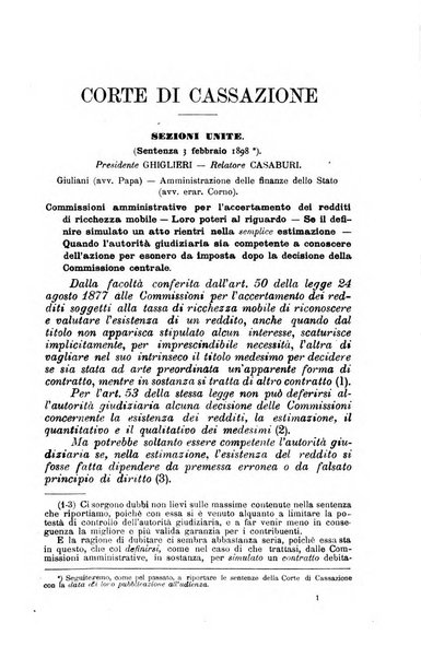 La giustizia amministrativa raccolta di decisioni e pareri del Consiglio di Stato, decisioni della Corte dei conti, sentenze della Cassazione di Roma, e decisioni delle Giunte provinciali amministrative