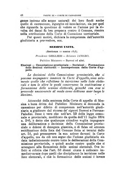 La giustizia amministrativa raccolta di decisioni e pareri del Consiglio di Stato, decisioni della Corte dei conti, sentenze della Cassazione di Roma, e decisioni delle Giunte provinciali amministrative