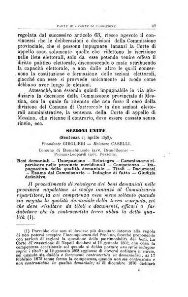 La giustizia amministrativa raccolta di decisioni e pareri del Consiglio di Stato, decisioni della Corte dei conti, sentenze della Cassazione di Roma, e decisioni delle Giunte provinciali amministrative