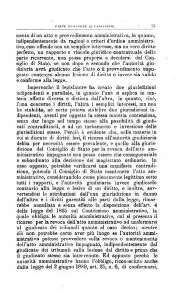 La giustizia amministrativa raccolta di decisioni e pareri del Consiglio di Stato, decisioni della Corte dei conti, sentenze della Cassazione di Roma, e decisioni delle Giunte provinciali amministrative