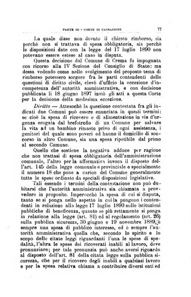 La giustizia amministrativa raccolta di decisioni e pareri del Consiglio di Stato, decisioni della Corte dei conti, sentenze della Cassazione di Roma, e decisioni delle Giunte provinciali amministrative