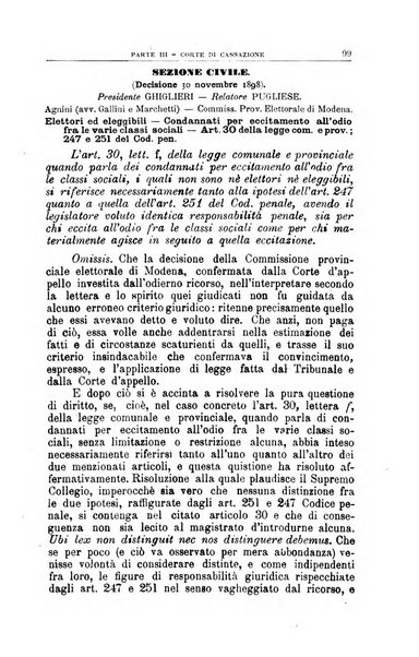 La giustizia amministrativa raccolta di decisioni e pareri del Consiglio di Stato, decisioni della Corte dei conti, sentenze della Cassazione di Roma, e decisioni delle Giunte provinciali amministrative