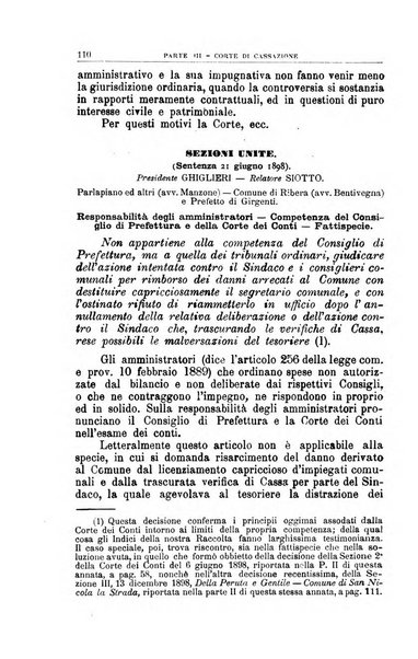 La giustizia amministrativa raccolta di decisioni e pareri del Consiglio di Stato, decisioni della Corte dei conti, sentenze della Cassazione di Roma, e decisioni delle Giunte provinciali amministrative