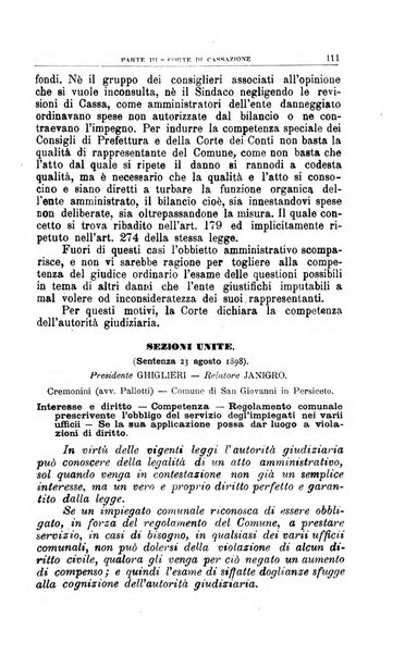 La giustizia amministrativa raccolta di decisioni e pareri del Consiglio di Stato, decisioni della Corte dei conti, sentenze della Cassazione di Roma, e decisioni delle Giunte provinciali amministrative