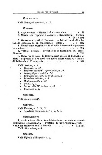 La giustizia amministrativa raccolta di decisioni e pareri del Consiglio di Stato, decisioni della Corte dei conti, sentenze della Cassazione di Roma, e decisioni delle Giunte provinciali amministrative