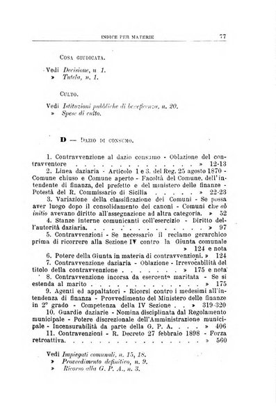 La giustizia amministrativa raccolta di decisioni e pareri del Consiglio di Stato, decisioni della Corte dei conti, sentenze della Cassazione di Roma, e decisioni delle Giunte provinciali amministrative