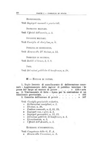 La giustizia amministrativa raccolta di decisioni e pareri del Consiglio di Stato, decisioni della Corte dei conti, sentenze della Cassazione di Roma, e decisioni delle Giunte provinciali amministrative