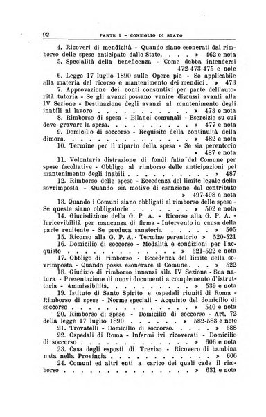 La giustizia amministrativa raccolta di decisioni e pareri del Consiglio di Stato, decisioni della Corte dei conti, sentenze della Cassazione di Roma, e decisioni delle Giunte provinciali amministrative