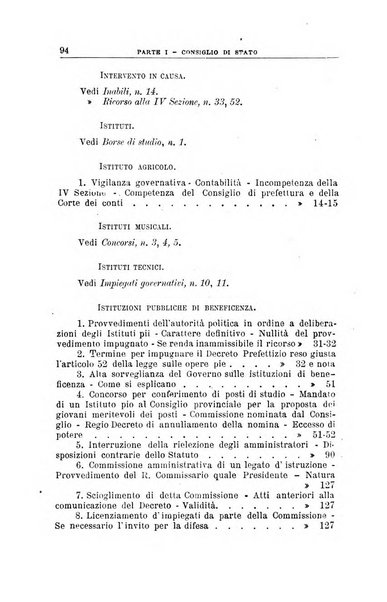 La giustizia amministrativa raccolta di decisioni e pareri del Consiglio di Stato, decisioni della Corte dei conti, sentenze della Cassazione di Roma, e decisioni delle Giunte provinciali amministrative