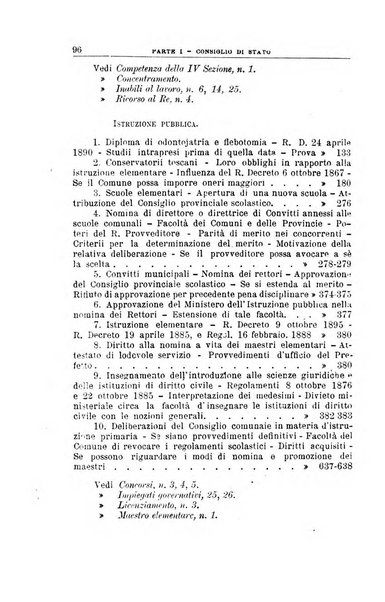 La giustizia amministrativa raccolta di decisioni e pareri del Consiglio di Stato, decisioni della Corte dei conti, sentenze della Cassazione di Roma, e decisioni delle Giunte provinciali amministrative