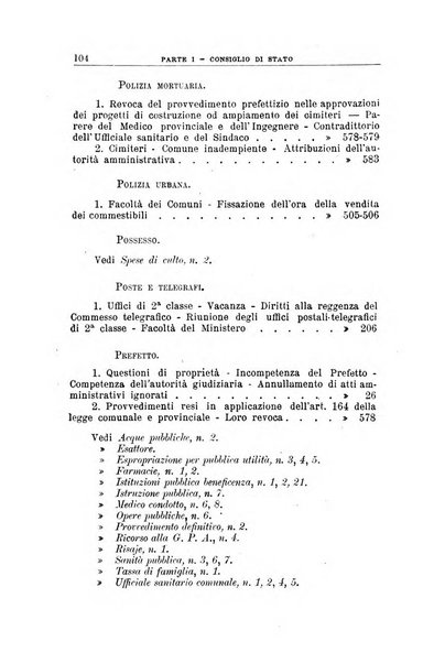 La giustizia amministrativa raccolta di decisioni e pareri del Consiglio di Stato, decisioni della Corte dei conti, sentenze della Cassazione di Roma, e decisioni delle Giunte provinciali amministrative