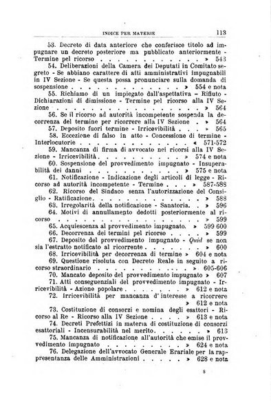 La giustizia amministrativa raccolta di decisioni e pareri del Consiglio di Stato, decisioni della Corte dei conti, sentenze della Cassazione di Roma, e decisioni delle Giunte provinciali amministrative