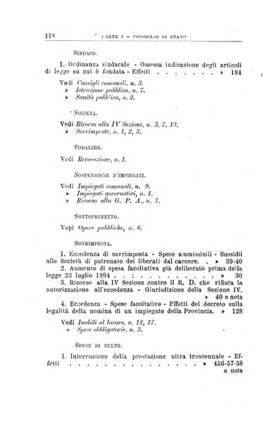 La giustizia amministrativa raccolta di decisioni e pareri del Consiglio di Stato, decisioni della Corte dei conti, sentenze della Cassazione di Roma, e decisioni delle Giunte provinciali amministrative