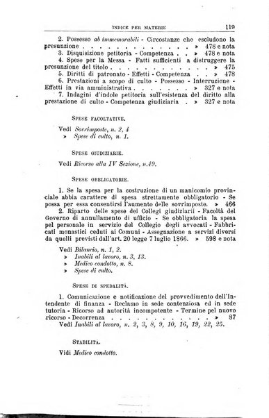 La giustizia amministrativa raccolta di decisioni e pareri del Consiglio di Stato, decisioni della Corte dei conti, sentenze della Cassazione di Roma, e decisioni delle Giunte provinciali amministrative