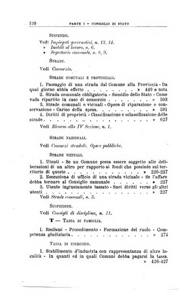 La giustizia amministrativa raccolta di decisioni e pareri del Consiglio di Stato, decisioni della Corte dei conti, sentenze della Cassazione di Roma, e decisioni delle Giunte provinciali amministrative