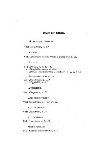 La giustizia amministrativa raccolta di decisioni e pareri del Consiglio di Stato, decisioni della Corte dei conti, sentenze della Cassazione di Roma, e decisioni delle Giunte provinciali amministrative