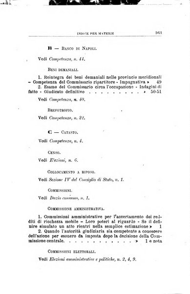 La giustizia amministrativa raccolta di decisioni e pareri del Consiglio di Stato, decisioni della Corte dei conti, sentenze della Cassazione di Roma, e decisioni delle Giunte provinciali amministrative