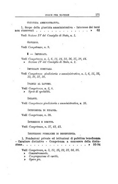 La giustizia amministrativa raccolta di decisioni e pareri del Consiglio di Stato, decisioni della Corte dei conti, sentenze della Cassazione di Roma, e decisioni delle Giunte provinciali amministrative