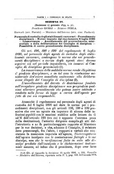 La giustizia amministrativa raccolta di decisioni e pareri del Consiglio di Stato, decisioni della Corte dei conti, sentenze della Cassazione di Roma, e decisioni delle Giunte provinciali amministrative