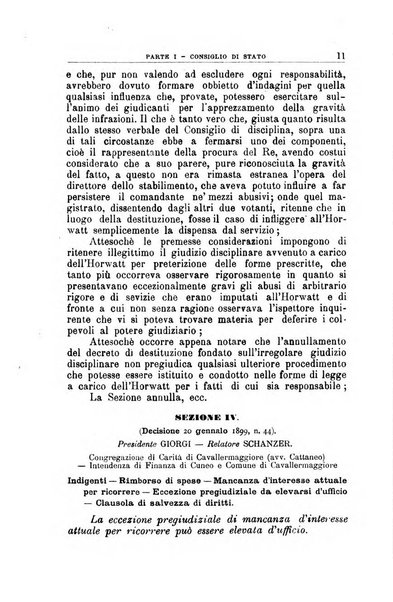 La giustizia amministrativa raccolta di decisioni e pareri del Consiglio di Stato, decisioni della Corte dei conti, sentenze della Cassazione di Roma, e decisioni delle Giunte provinciali amministrative