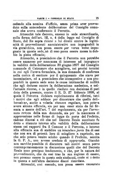 La giustizia amministrativa raccolta di decisioni e pareri del Consiglio di Stato, decisioni della Corte dei conti, sentenze della Cassazione di Roma, e decisioni delle Giunte provinciali amministrative