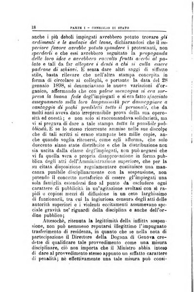 La giustizia amministrativa raccolta di decisioni e pareri del Consiglio di Stato, decisioni della Corte dei conti, sentenze della Cassazione di Roma, e decisioni delle Giunte provinciali amministrative