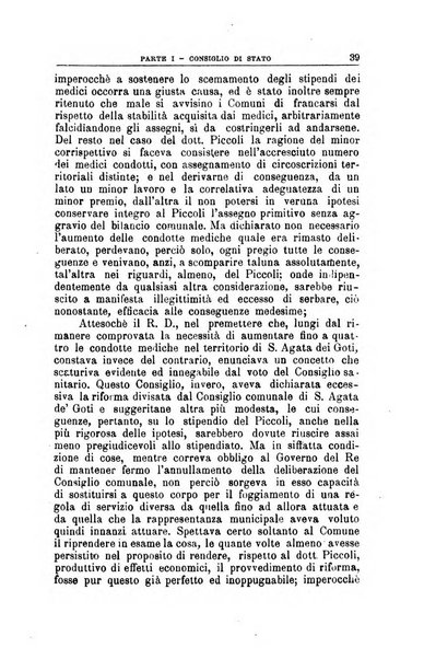 La giustizia amministrativa raccolta di decisioni e pareri del Consiglio di Stato, decisioni della Corte dei conti, sentenze della Cassazione di Roma, e decisioni delle Giunte provinciali amministrative