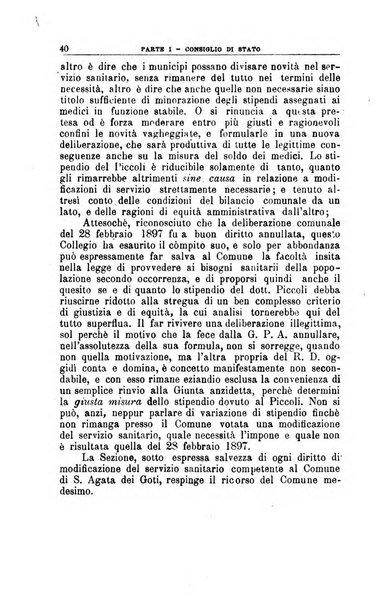 La giustizia amministrativa raccolta di decisioni e pareri del Consiglio di Stato, decisioni della Corte dei conti, sentenze della Cassazione di Roma, e decisioni delle Giunte provinciali amministrative