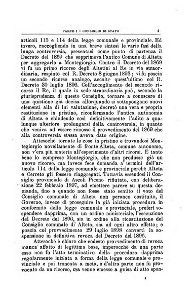 La giustizia amministrativa raccolta di decisioni e pareri del Consiglio di Stato, decisioni della Corte dei conti, sentenze della Cassazione di Roma, e decisioni delle Giunte provinciali amministrative