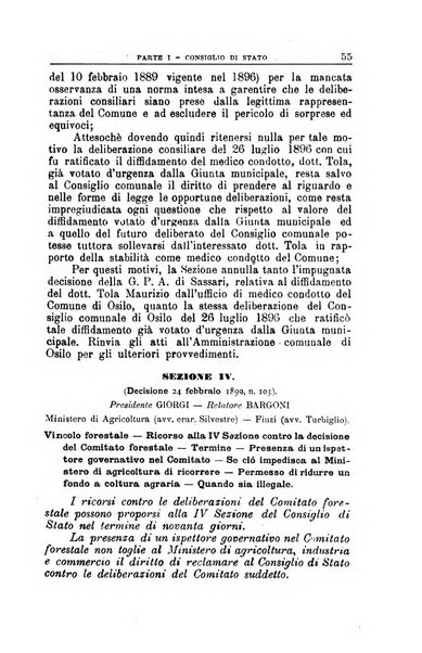 La giustizia amministrativa raccolta di decisioni e pareri del Consiglio di Stato, decisioni della Corte dei conti, sentenze della Cassazione di Roma, e decisioni delle Giunte provinciali amministrative