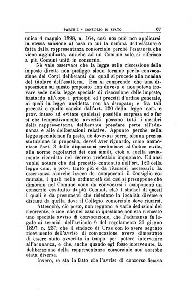 La giustizia amministrativa raccolta di decisioni e pareri del Consiglio di Stato, decisioni della Corte dei conti, sentenze della Cassazione di Roma, e decisioni delle Giunte provinciali amministrative