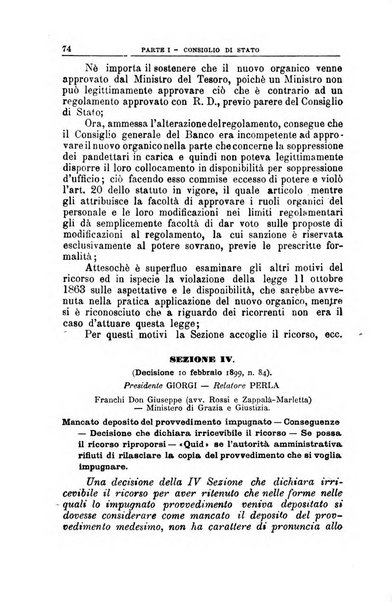 La giustizia amministrativa raccolta di decisioni e pareri del Consiglio di Stato, decisioni della Corte dei conti, sentenze della Cassazione di Roma, e decisioni delle Giunte provinciali amministrative