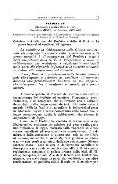 La giustizia amministrativa raccolta di decisioni e pareri del Consiglio di Stato, decisioni della Corte dei conti, sentenze della Cassazione di Roma, e decisioni delle Giunte provinciali amministrative