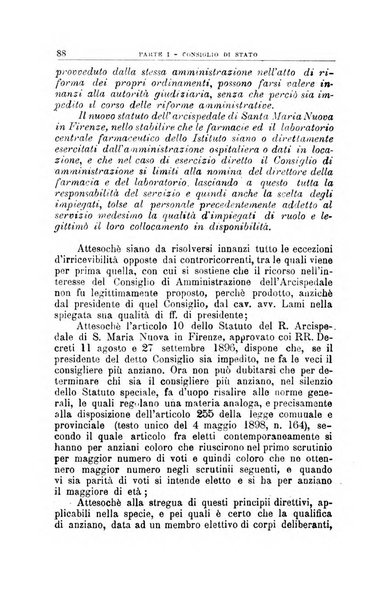 La giustizia amministrativa raccolta di decisioni e pareri del Consiglio di Stato, decisioni della Corte dei conti, sentenze della Cassazione di Roma, e decisioni delle Giunte provinciali amministrative