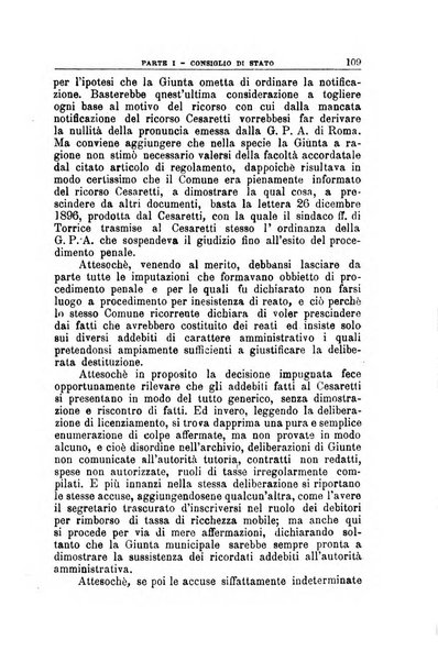 La giustizia amministrativa raccolta di decisioni e pareri del Consiglio di Stato, decisioni della Corte dei conti, sentenze della Cassazione di Roma, e decisioni delle Giunte provinciali amministrative