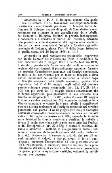 La giustizia amministrativa raccolta di decisioni e pareri del Consiglio di Stato, decisioni della Corte dei conti, sentenze della Cassazione di Roma, e decisioni delle Giunte provinciali amministrative