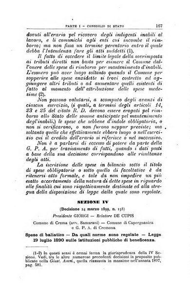 La giustizia amministrativa raccolta di decisioni e pareri del Consiglio di Stato, decisioni della Corte dei conti, sentenze della Cassazione di Roma, e decisioni delle Giunte provinciali amministrative