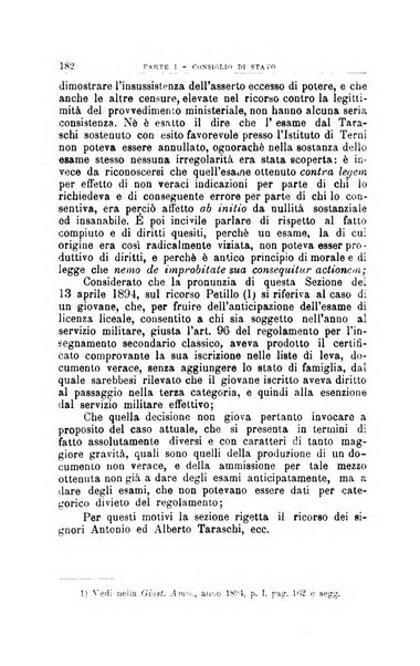 La giustizia amministrativa raccolta di decisioni e pareri del Consiglio di Stato, decisioni della Corte dei conti, sentenze della Cassazione di Roma, e decisioni delle Giunte provinciali amministrative