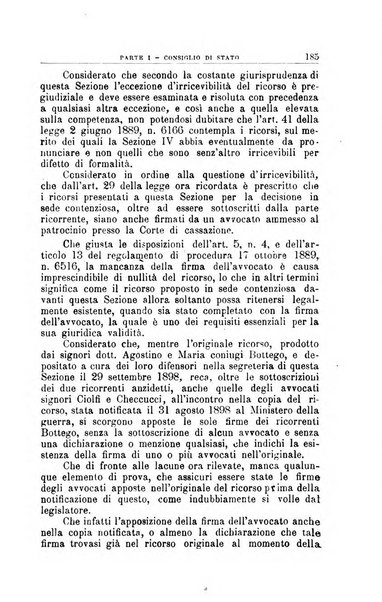 La giustizia amministrativa raccolta di decisioni e pareri del Consiglio di Stato, decisioni della Corte dei conti, sentenze della Cassazione di Roma, e decisioni delle Giunte provinciali amministrative