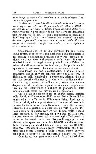 La giustizia amministrativa raccolta di decisioni e pareri del Consiglio di Stato, decisioni della Corte dei conti, sentenze della Cassazione di Roma, e decisioni delle Giunte provinciali amministrative