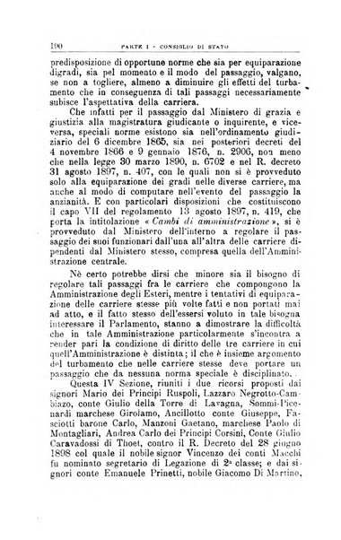 La giustizia amministrativa raccolta di decisioni e pareri del Consiglio di Stato, decisioni della Corte dei conti, sentenze della Cassazione di Roma, e decisioni delle Giunte provinciali amministrative