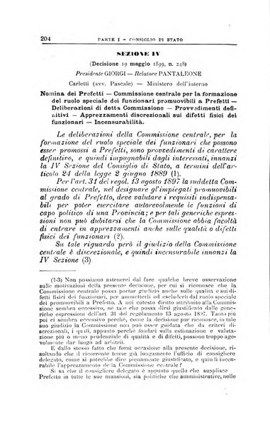 La giustizia amministrativa raccolta di decisioni e pareri del Consiglio di Stato, decisioni della Corte dei conti, sentenze della Cassazione di Roma, e decisioni delle Giunte provinciali amministrative