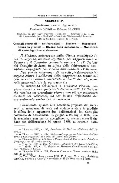 La giustizia amministrativa raccolta di decisioni e pareri del Consiglio di Stato, decisioni della Corte dei conti, sentenze della Cassazione di Roma, e decisioni delle Giunte provinciali amministrative