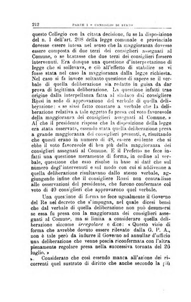 La giustizia amministrativa raccolta di decisioni e pareri del Consiglio di Stato, decisioni della Corte dei conti, sentenze della Cassazione di Roma, e decisioni delle Giunte provinciali amministrative