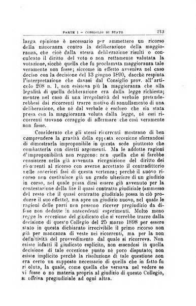 La giustizia amministrativa raccolta di decisioni e pareri del Consiglio di Stato, decisioni della Corte dei conti, sentenze della Cassazione di Roma, e decisioni delle Giunte provinciali amministrative