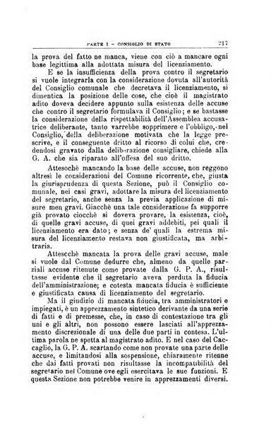 La giustizia amministrativa raccolta di decisioni e pareri del Consiglio di Stato, decisioni della Corte dei conti, sentenze della Cassazione di Roma, e decisioni delle Giunte provinciali amministrative