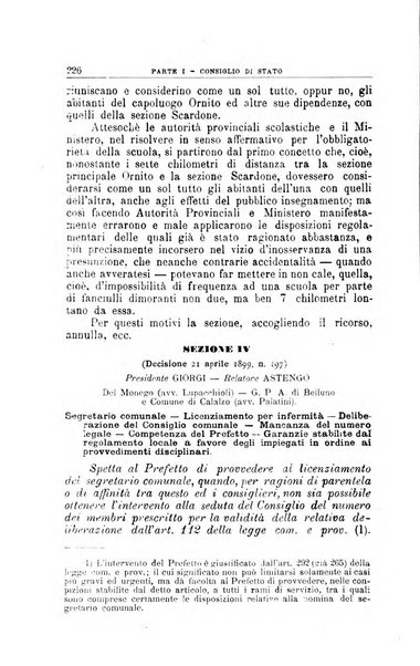 La giustizia amministrativa raccolta di decisioni e pareri del Consiglio di Stato, decisioni della Corte dei conti, sentenze della Cassazione di Roma, e decisioni delle Giunte provinciali amministrative